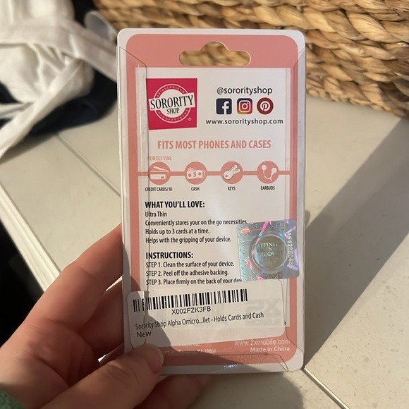 NWT AOII phone wallet pocket - Picture 2 of 2